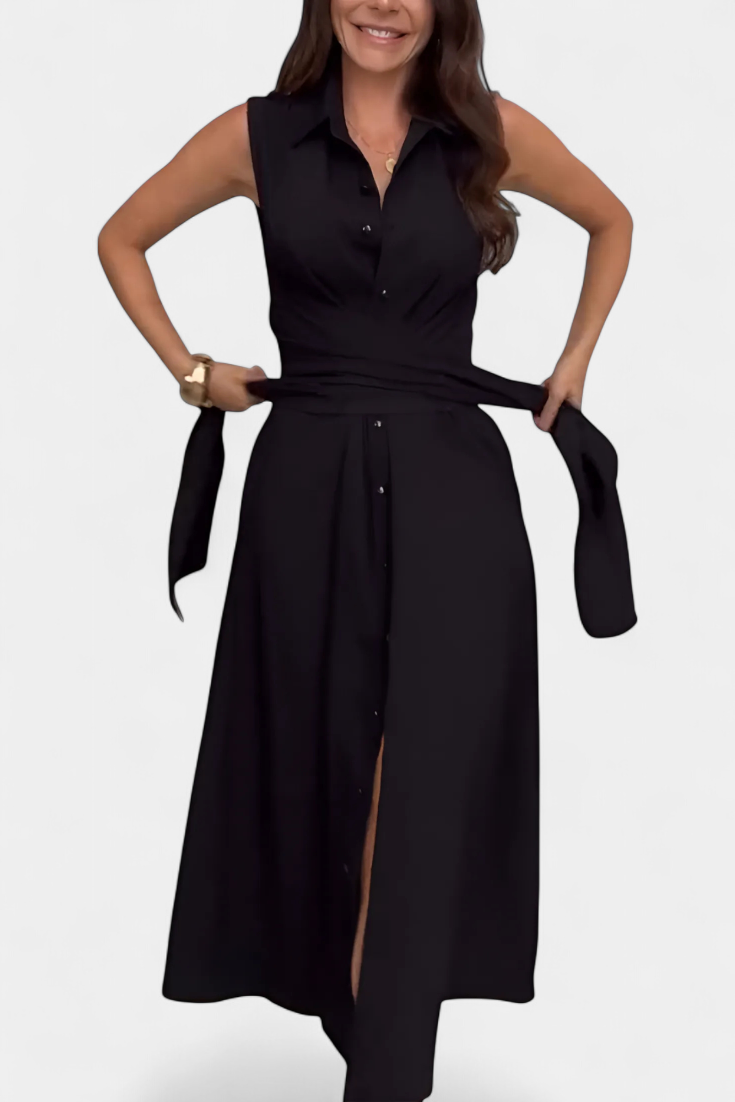 Melina | Fashion Buttoned Shirt Dress
