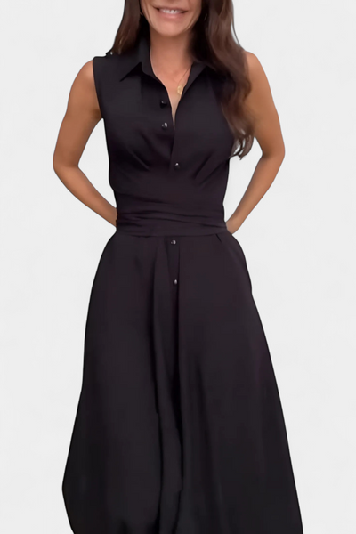 Melina | Fashion Buttoned Shirt Dress