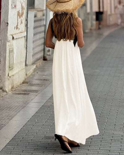 Saela | Chic Twist Cross Neck Dress