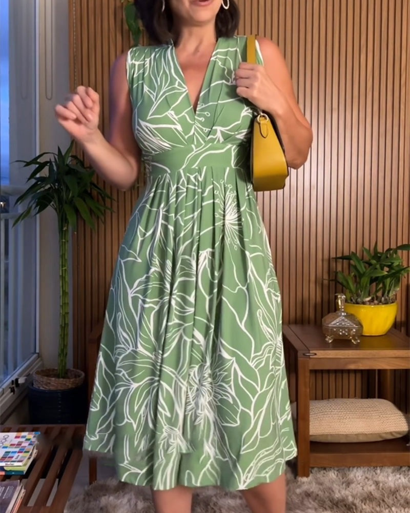 Paloma | Elegant V-Neck Summer Dress