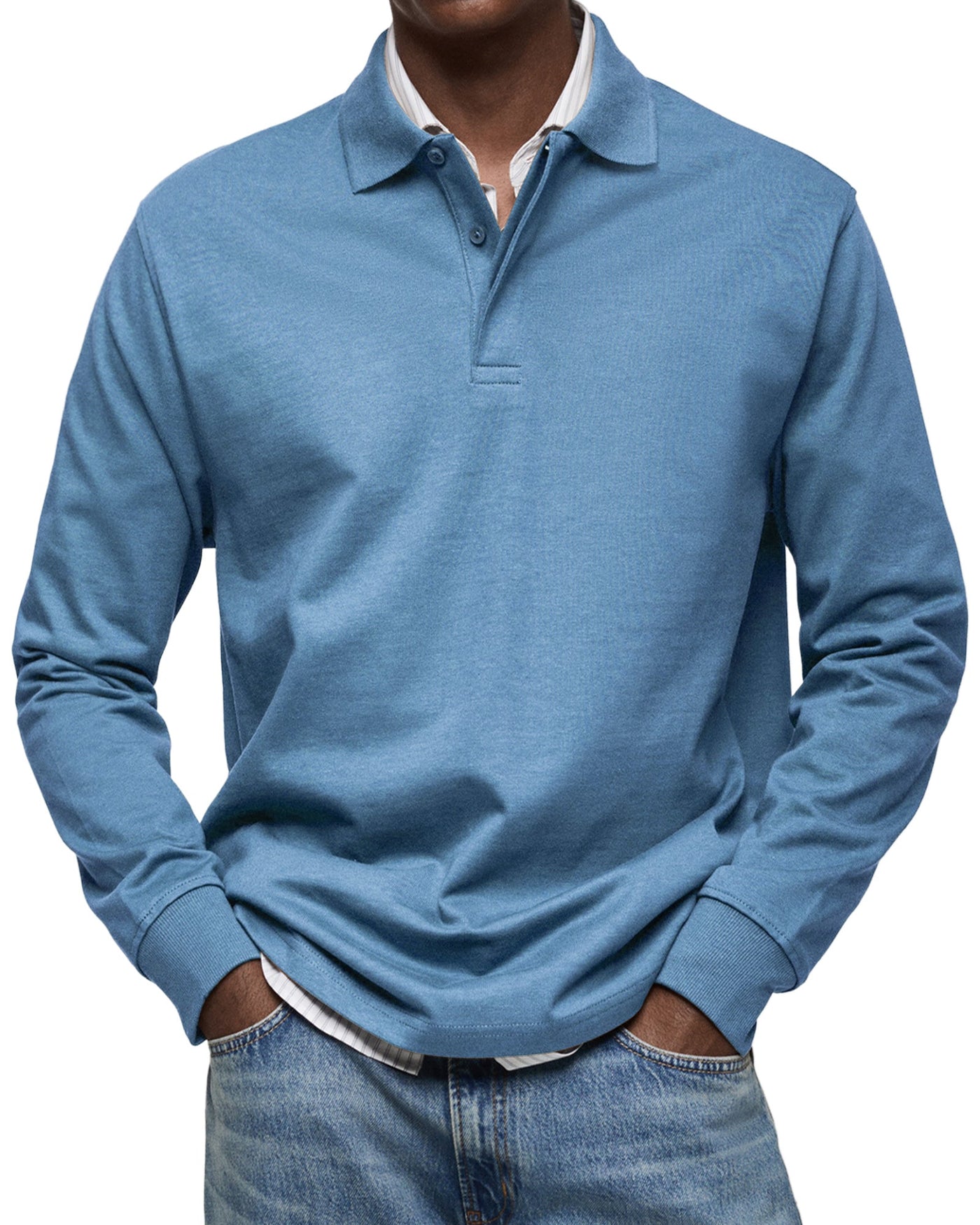 Rafael | Luxury Long Sleeve Polo