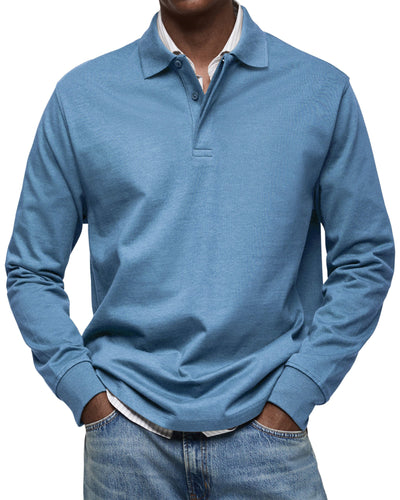 Rafael | Luxury Long Sleeve Polo