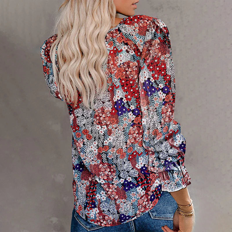 Wynne | Cozy Boho Floral Shirt