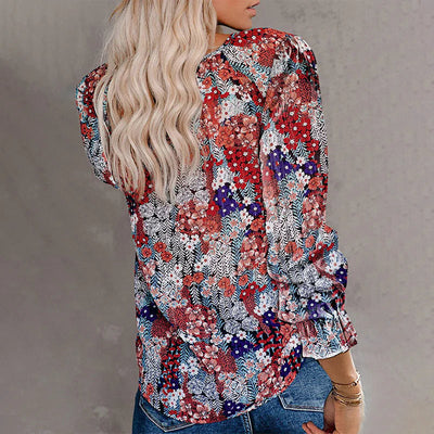 Wynne | Cozy Boho Floral Shirt