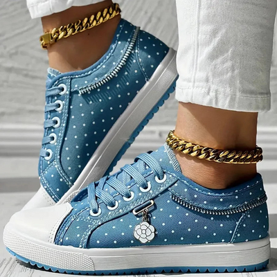Agatha | Floral Support Sneakers