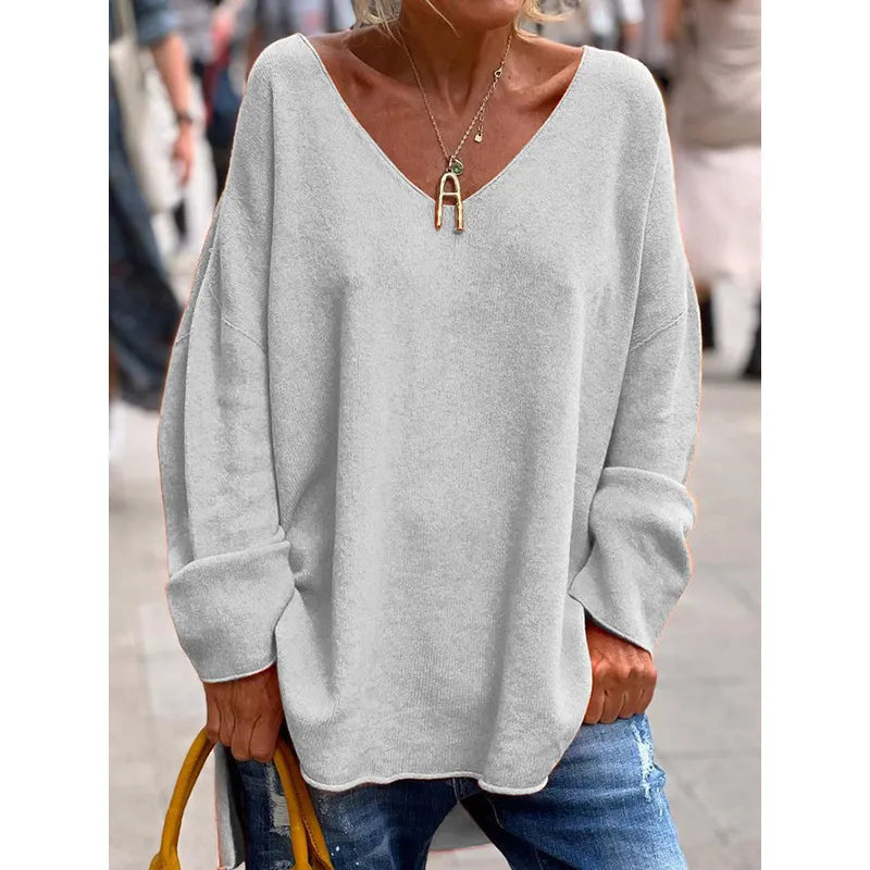 Paula | Modern V-Neck Blouse