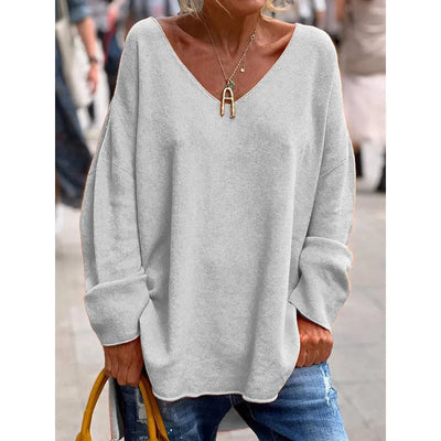 Paula | Modern V-Neck Blouse