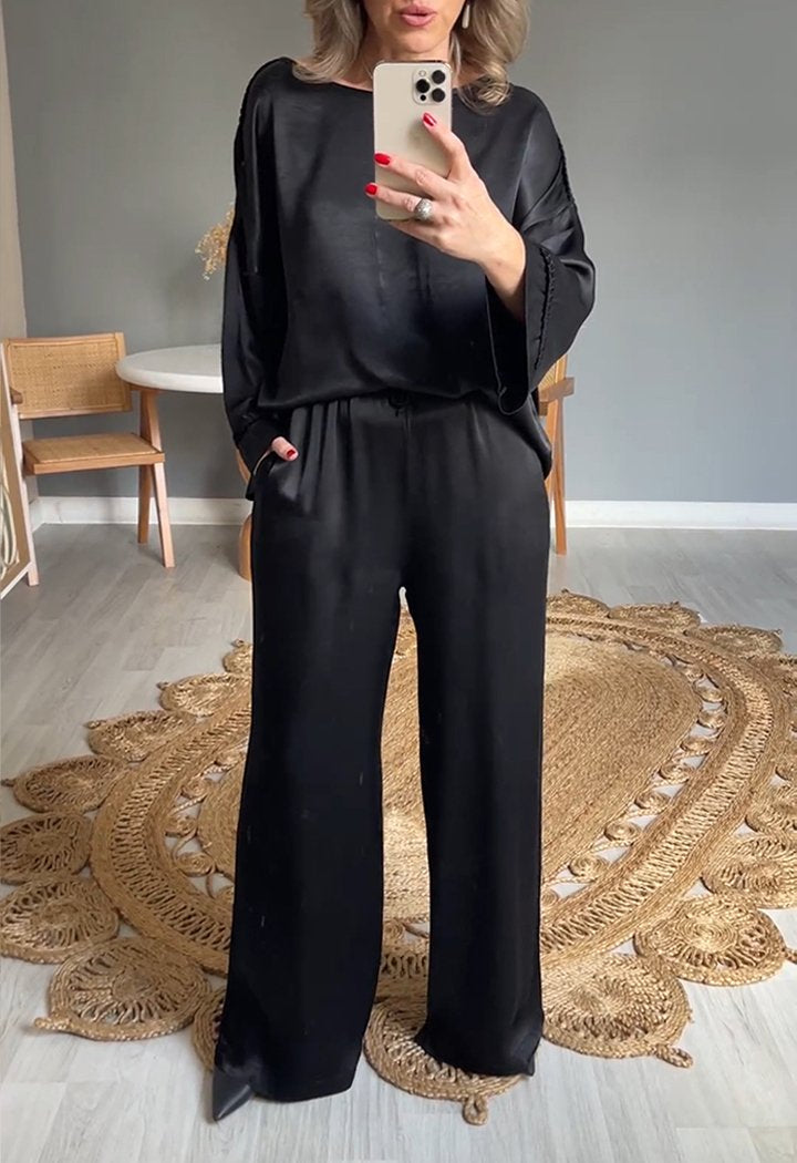 Sophie | Classic Crew Neck Two-Piece Set