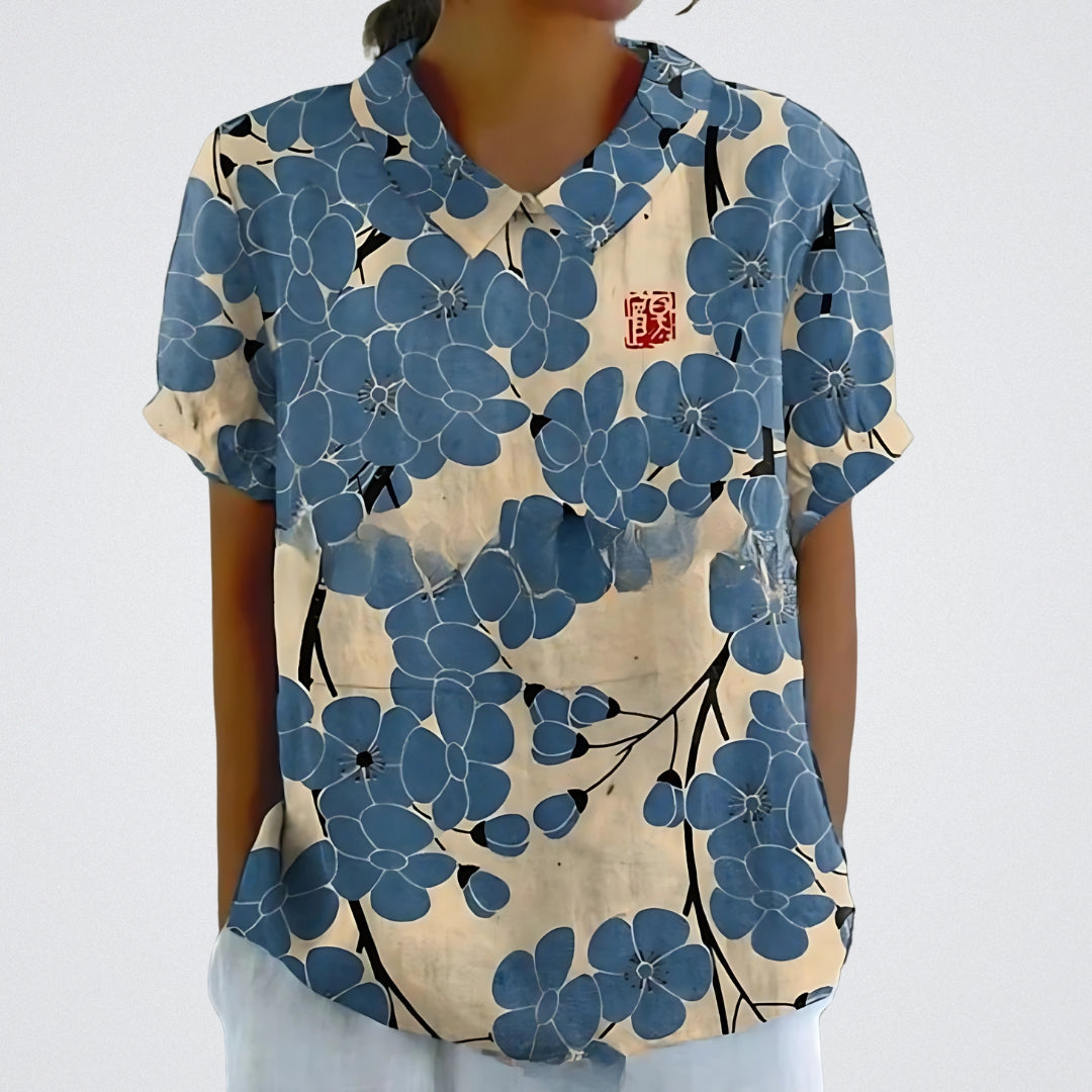 Linzielle | Floral French Vintage Blouse