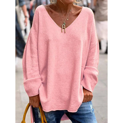 Paula | Modern V-Neck Blouse