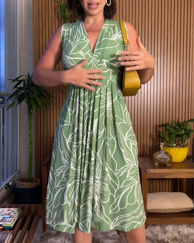 Paloma | Elegant V-Neck Summer Dress