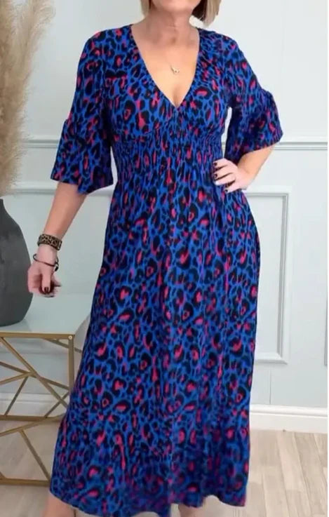 Sabella | Printed Pleat Dress