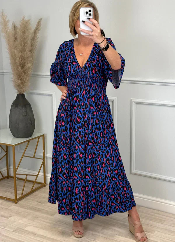 Sabella | Printed Pleat Dress