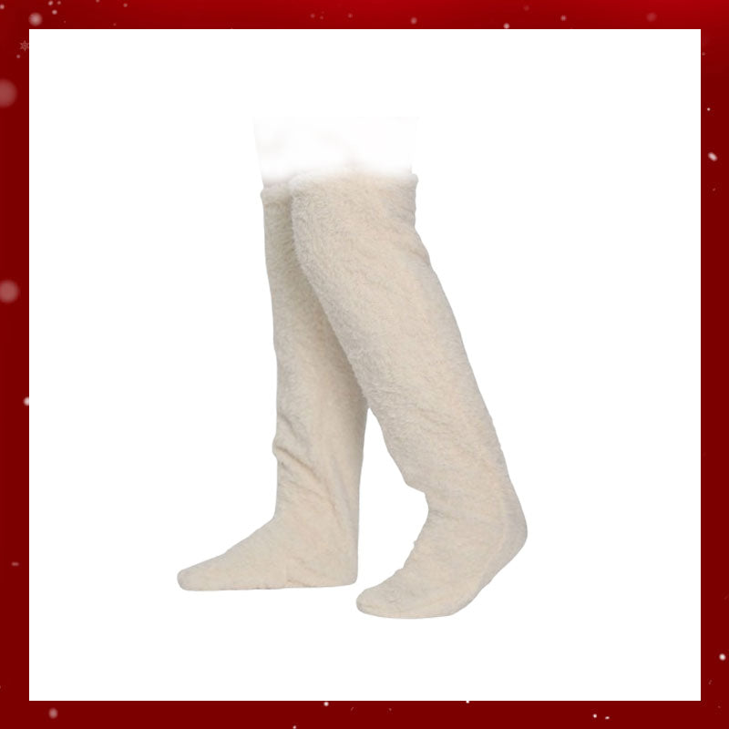 Christmas Goose Down Knee Socks