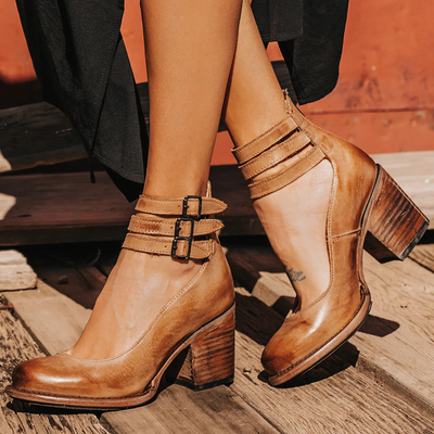 Veronica | Ankle-Strapped Vintage Shoes