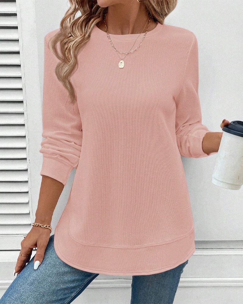 Zyana | Simple Round Neck Top