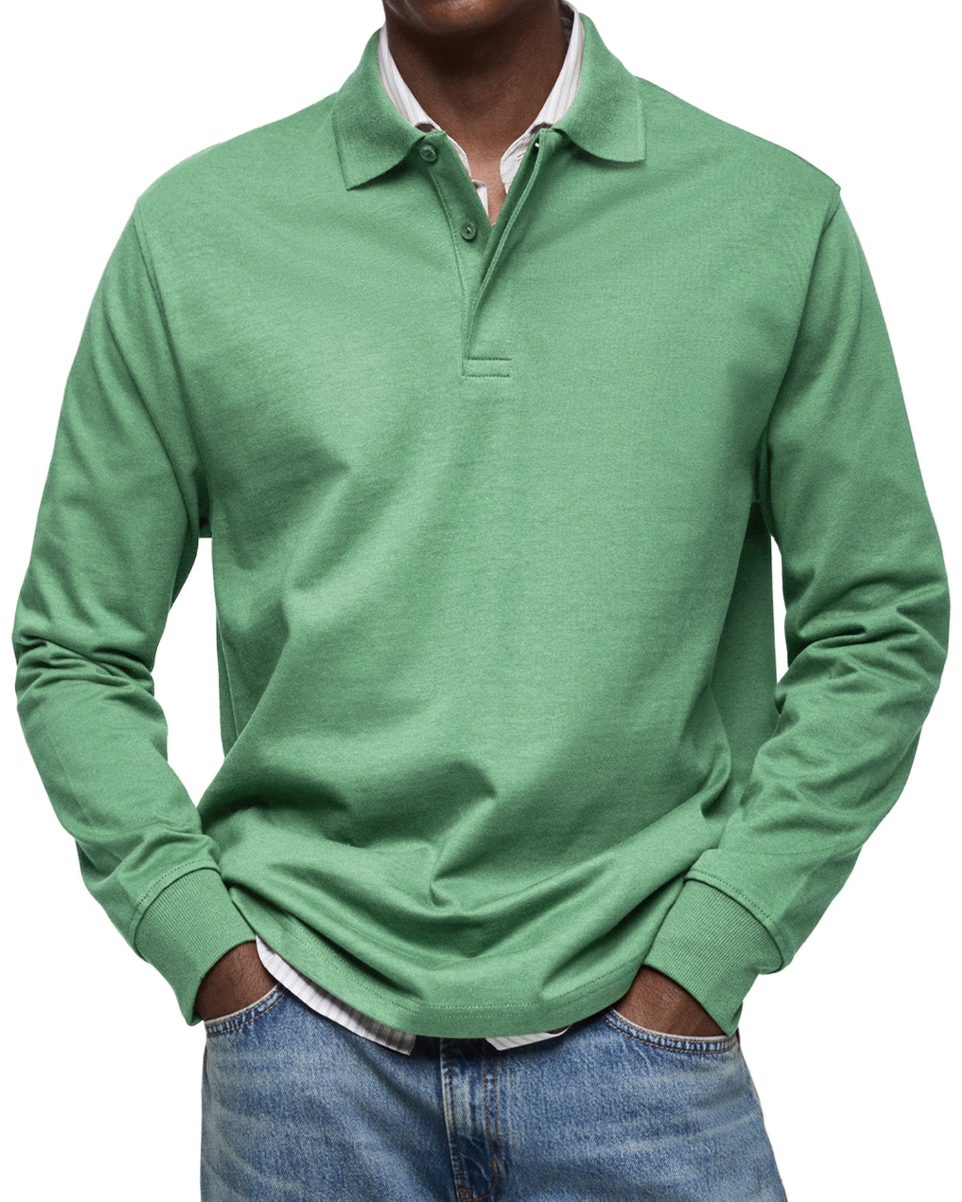 Rafael | Luxury Long Sleeve Polo
