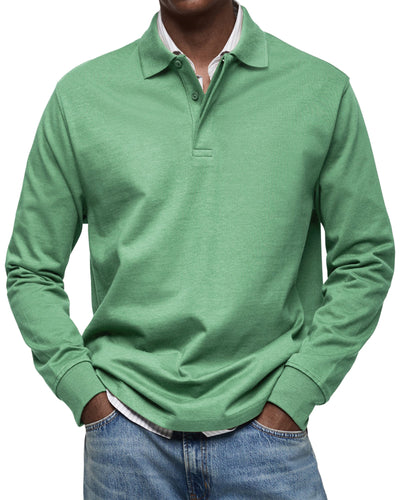 Rafael | Luxury Long Sleeve Polo