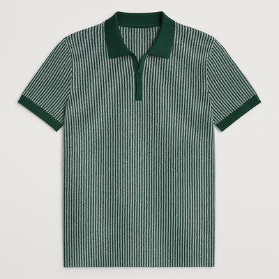 Emeline Classic Zip Polo Shirt