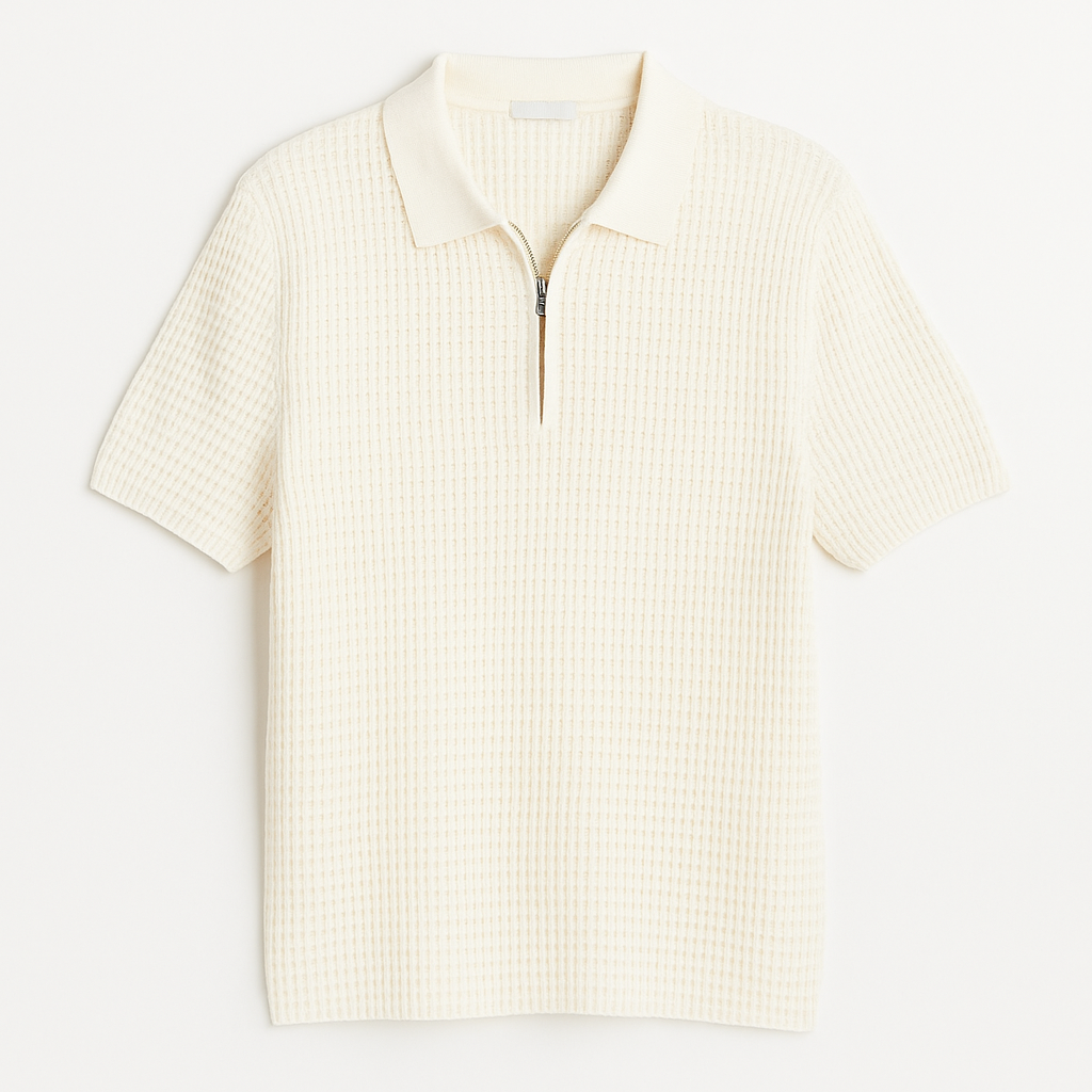 Emeline Classic Zip Polo Shirt