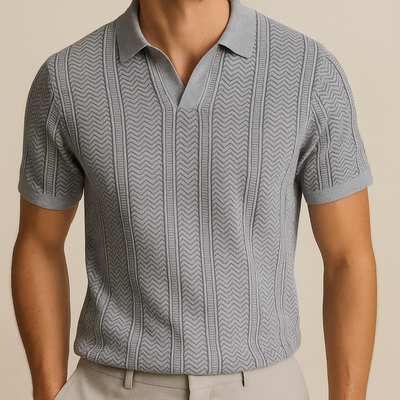 Cavallaro Knitted Polo Shirt