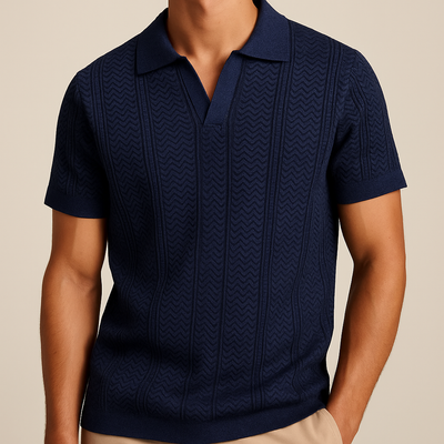 Cavallaro Knitted Polo Shirt