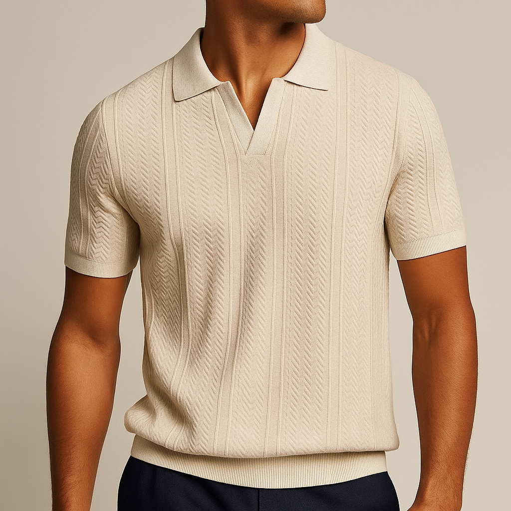 Cavallaro Knitted Polo Shirt