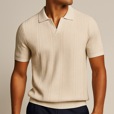 Cavallaro Knitted Polo Shirt