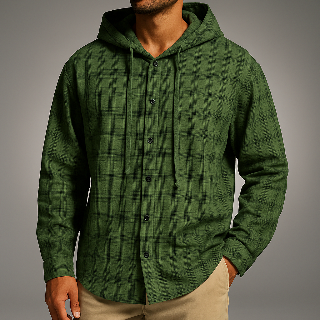 Westville Hooded Plaid Shirt