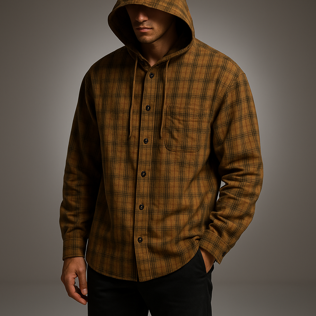 Westville Hooded Plaid Shirt