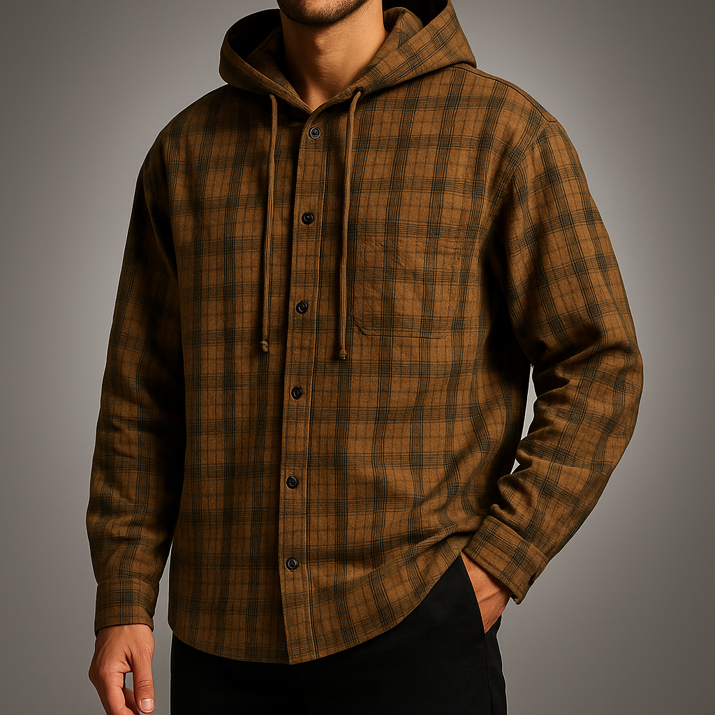 Westville Hooded Plaid Shirt