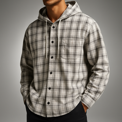 Westville Hooded Plaid Shirt