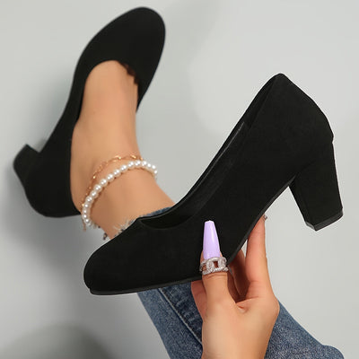 Jennifer – Wide Toe Pumps with Stable Heel for Pain-Free Comfort