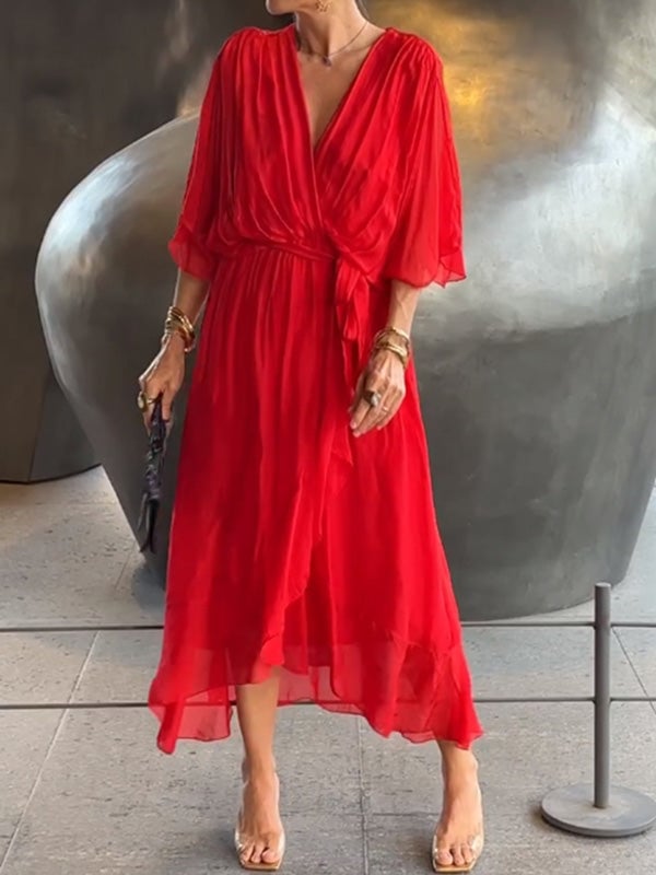 Syla | Cozy Flowing Maxi Dress