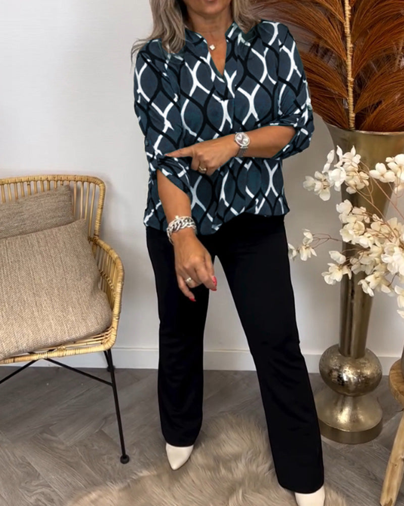 Jenlie | Stylish Patterned Blouse