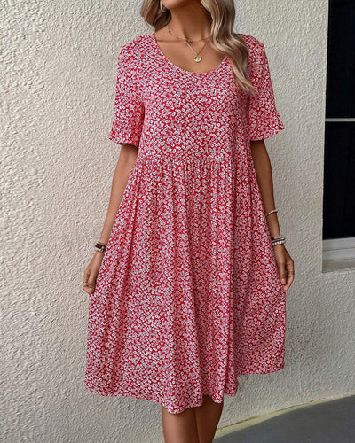 Brenda | Floral Charm Midi Dress