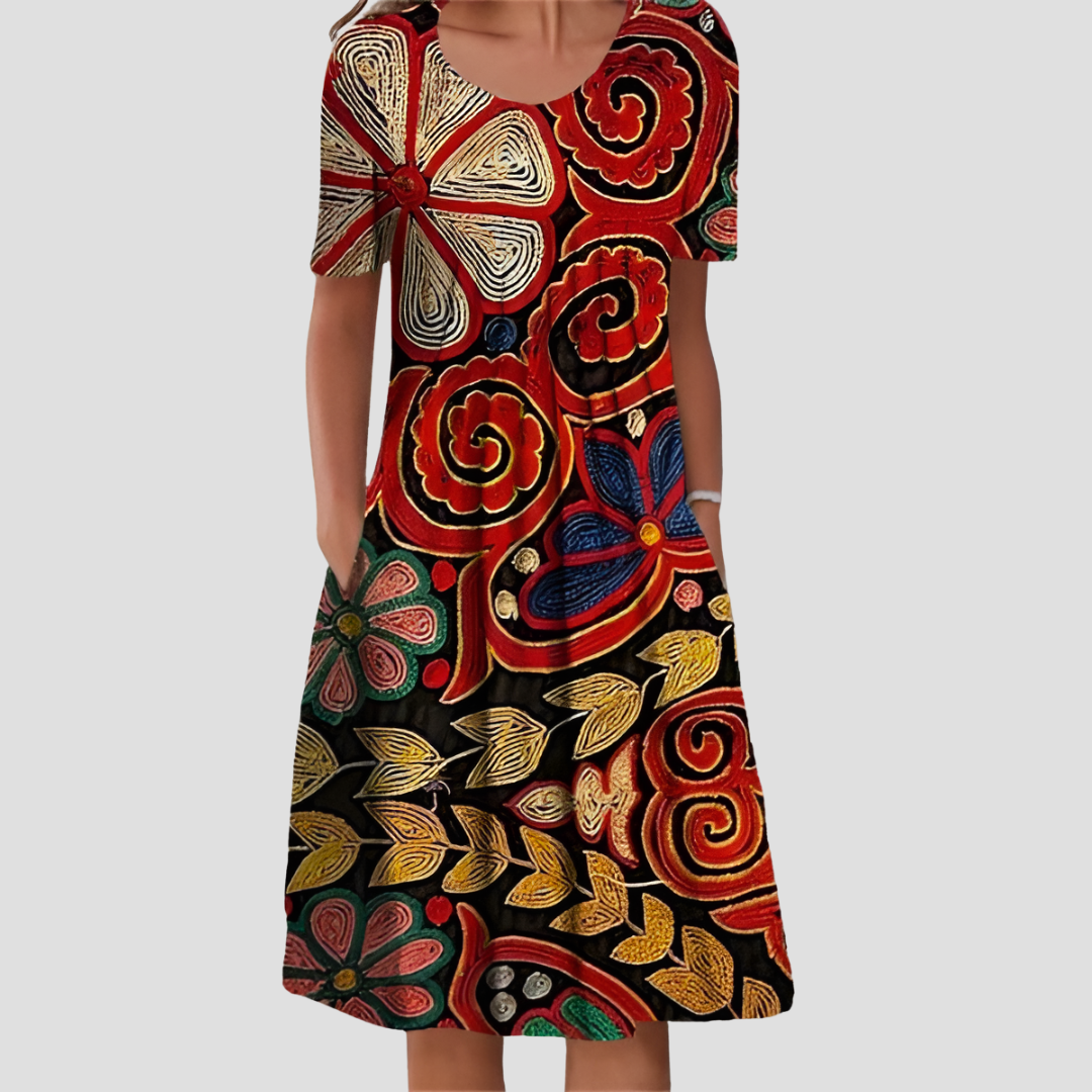 Noemi | Comfortable Classic Floral Dress