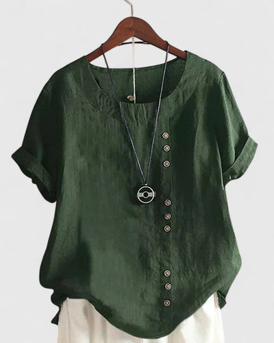 Vienne | Chic Short Sleeve Blouse