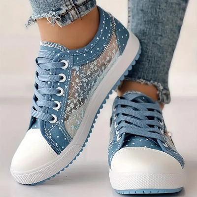 Agatha | Floral Support Sneakers