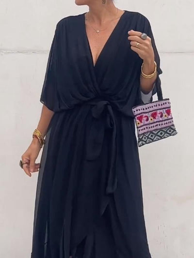 Syla | Cozy Flowing Maxi Dress