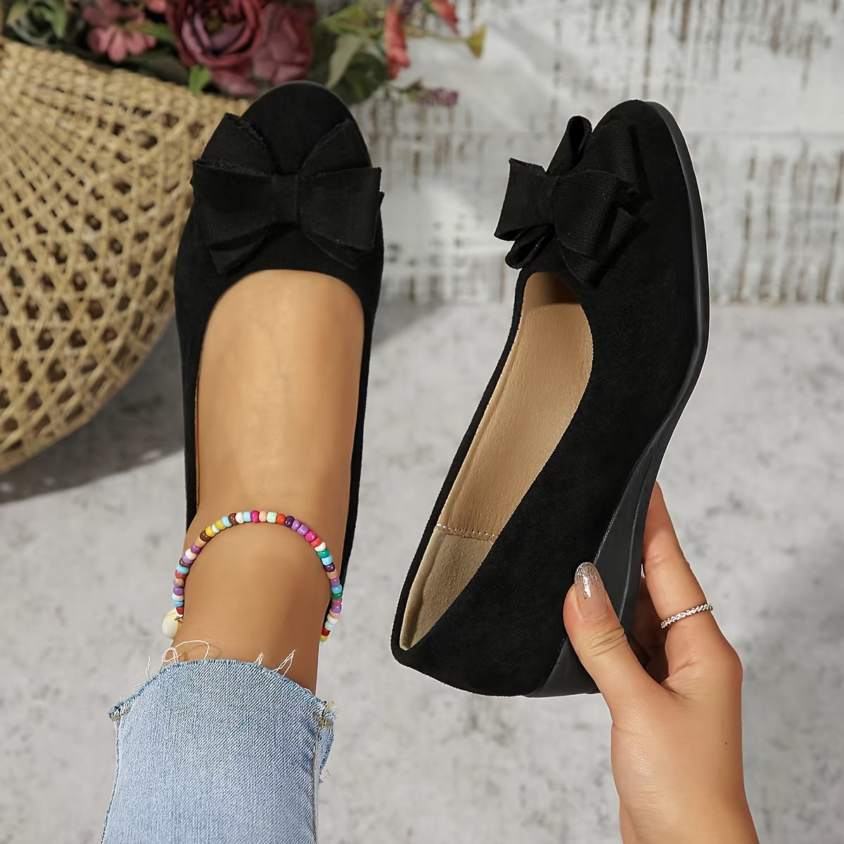 Heather – Comfortable ballet flats with refined support