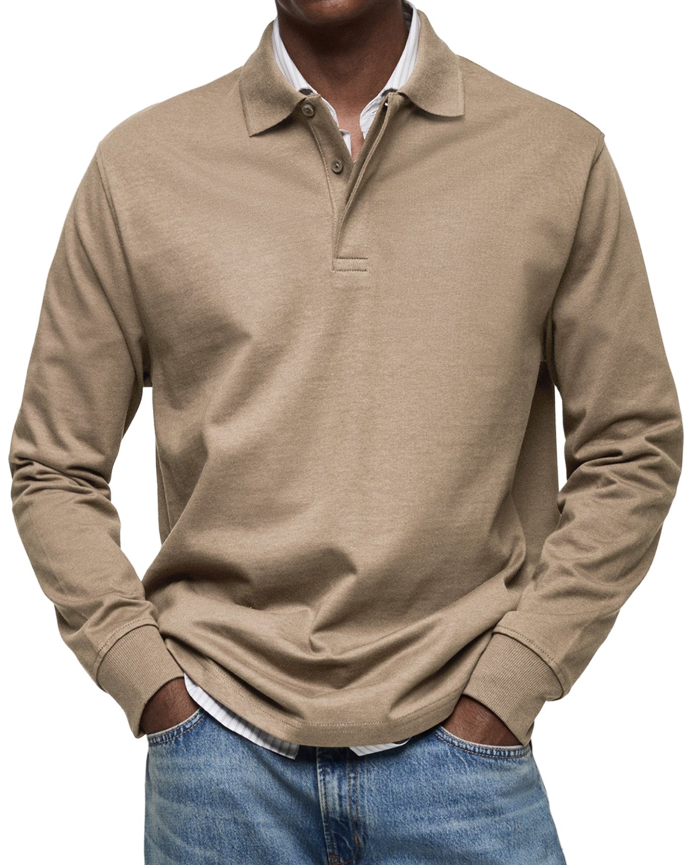 Rafael | Luxury Long Sleeve Polo
