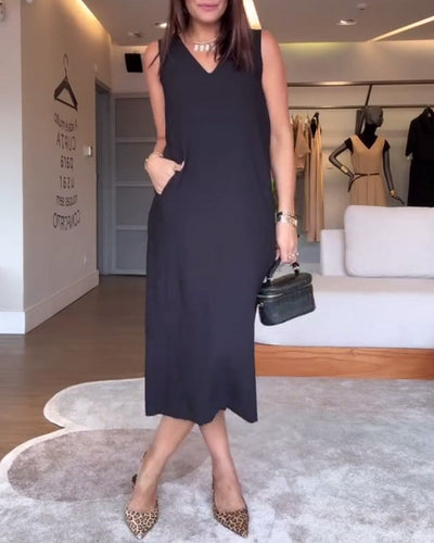 Skyla | Relaxed Fit Slit Dress