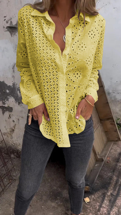 Solene | Chic Textured Shirt