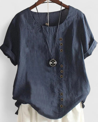 Vienne | Chic Short Sleeve Blouse