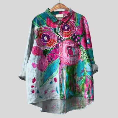Mika | Italian Vintage Floral Blouse