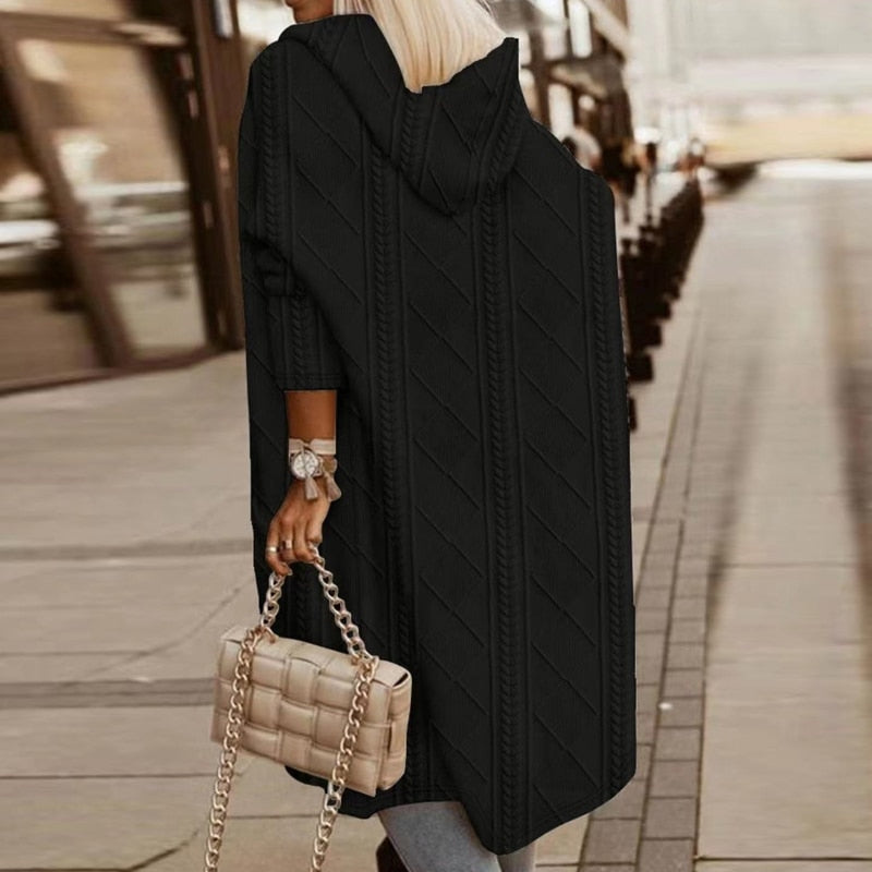 Emerelle | Cozy Hooded Cardigan