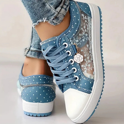 Agatha | Floral Support Sneakers