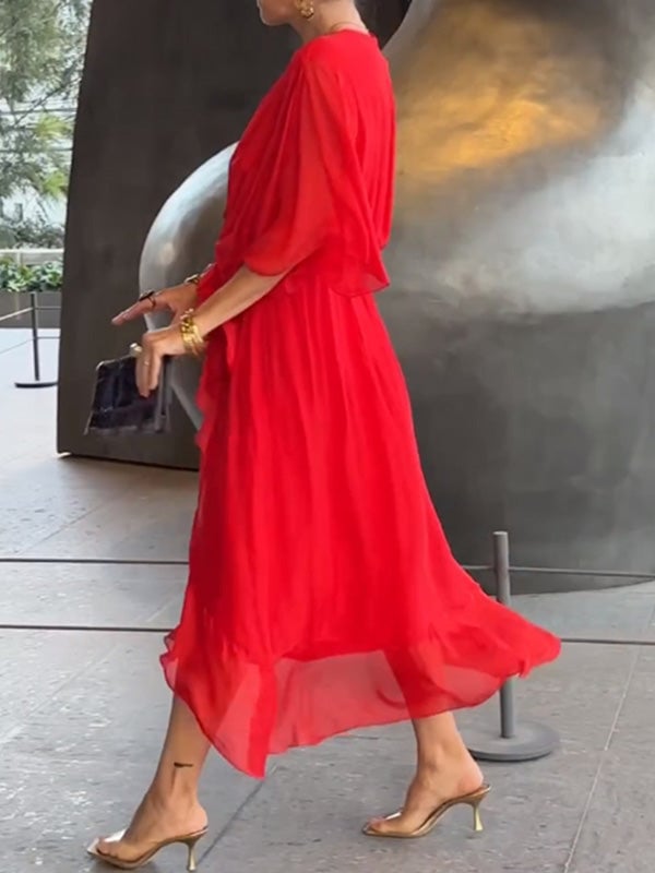 Syla | Cozy Flowing Maxi Dress