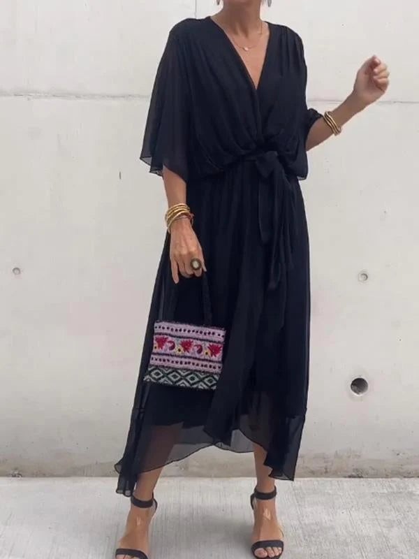 Syla | Cozy Flowing Maxi Dress